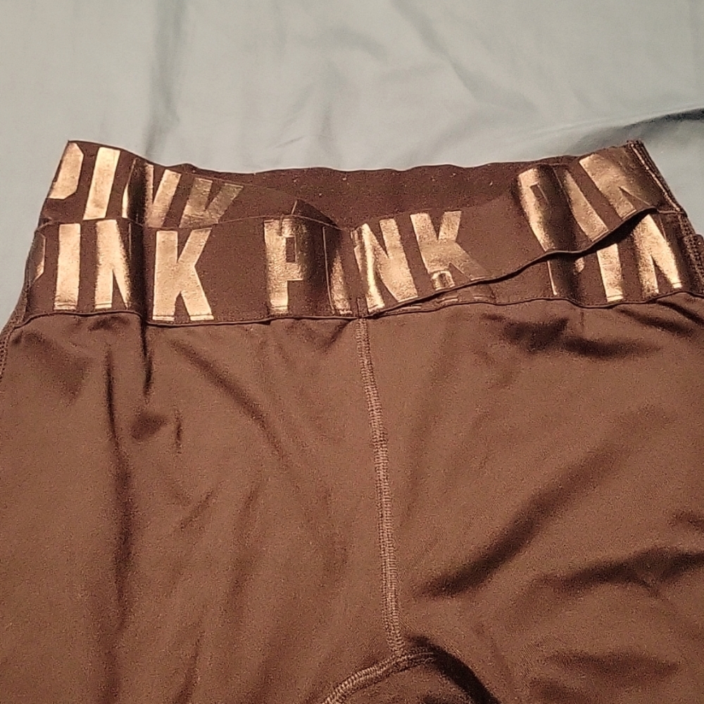 Pink straight leggings